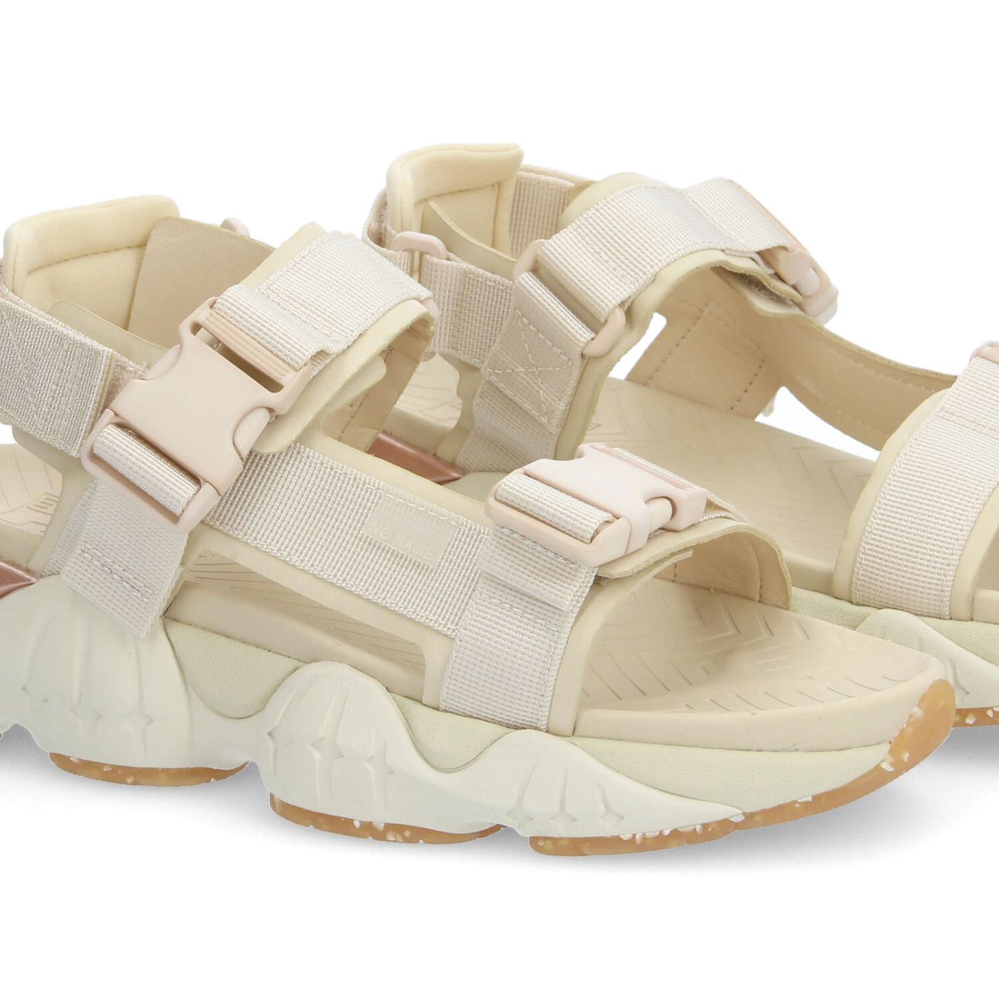 KRAZEE SANDALE W - NAPPA/NYLON STR - BEIGE